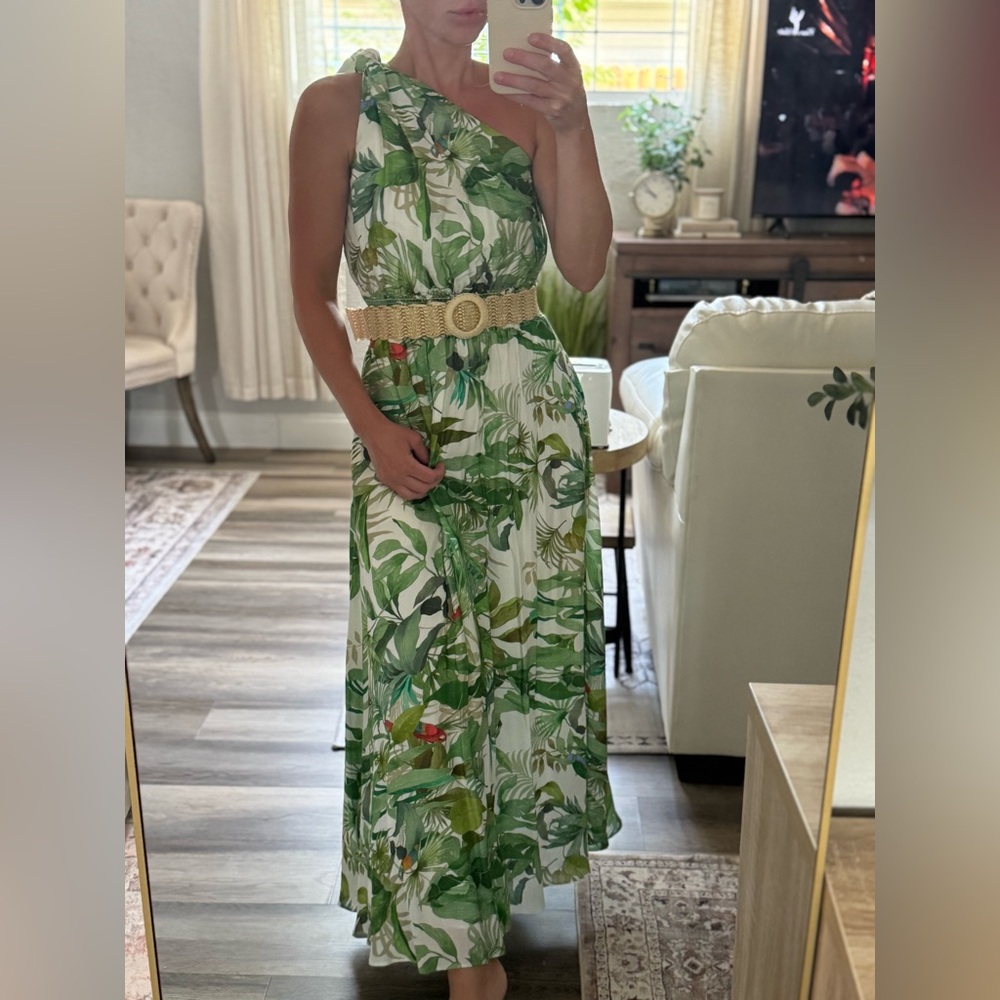 ANTONIO MELANI Tropical Shoulder Sundress
